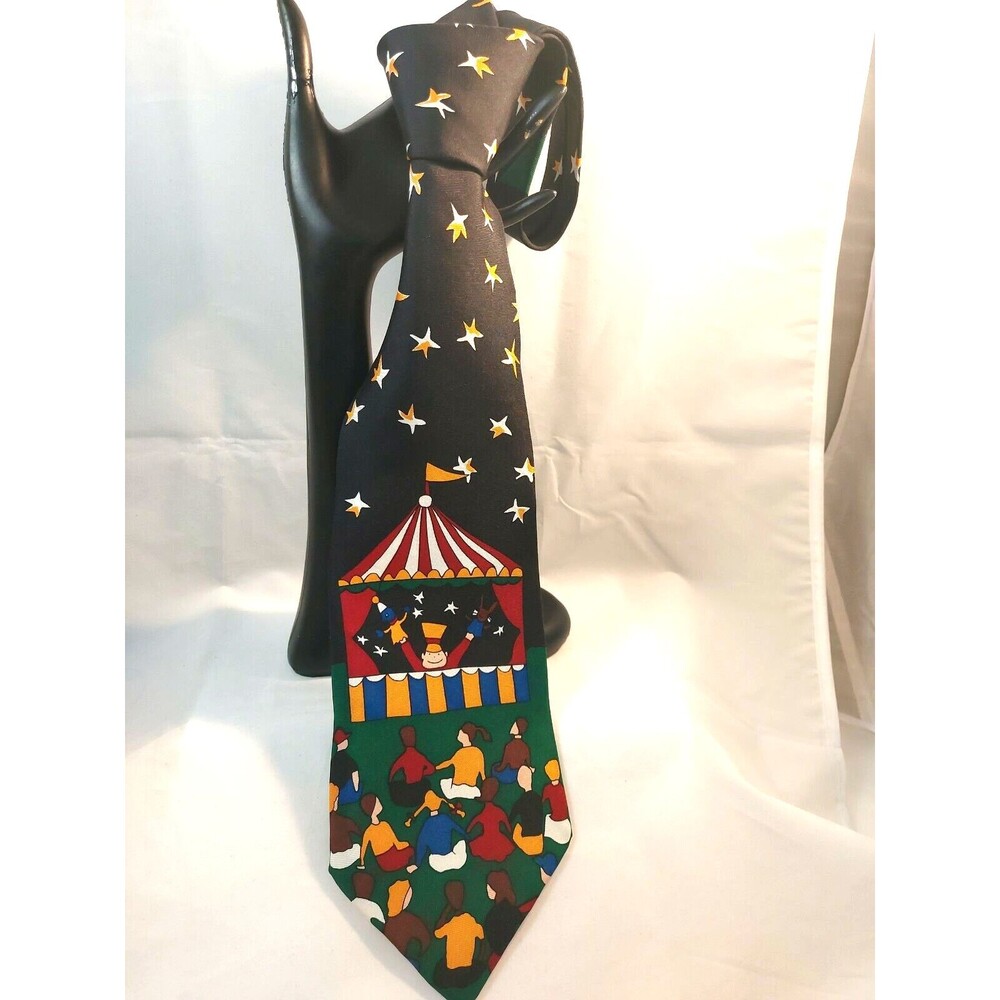 Save The Children WORLD OF IMAGINATION Neck TIE Silk BILL Age 12 Puppet theater